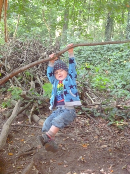 "Abhängen" im Waldkindergarten